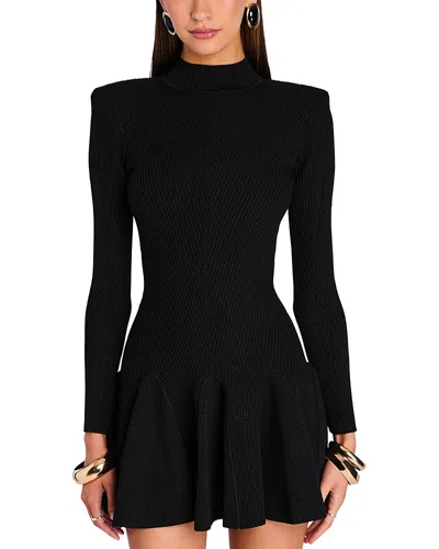 Retroféte Sydonie Knit Mini Dress In Black