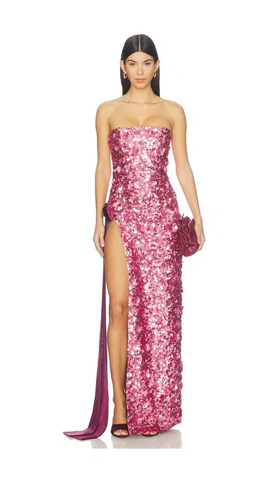 Retroféte Sylpha Dress In Purple