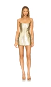 Retroféte Sylvie Dress In Gold