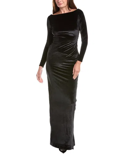 Retroféte Retrofête Taegan Velvet Dress In Black