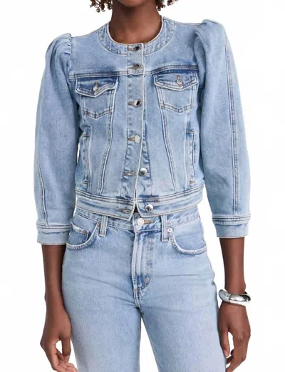 Retroféte Tasha Denim Jacket In Tangier In Blue