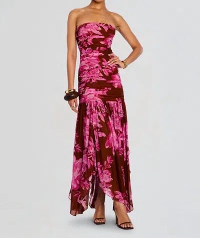 Retroféte Teryn Dress In Camellia Reverie In Multi