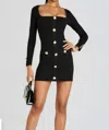 Retroféte Thea Dress In Black
