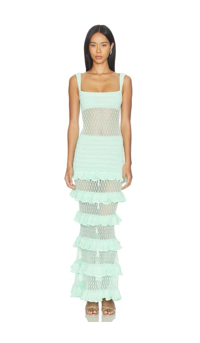 Retroféte Thora Dress In Green