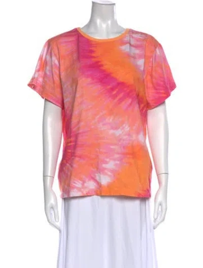 Pre-owned Retroféte Tie-dye Print Crew Neck T-shirt In Multi