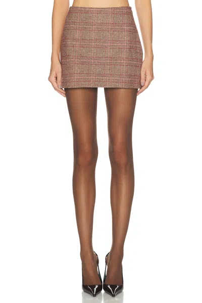 Retroféte Tierra Skirt In Brown