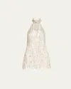 Retroféte Tori Crystal Fringe Mini Dress