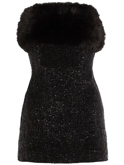 Retroféte Torin Minikleid In Black