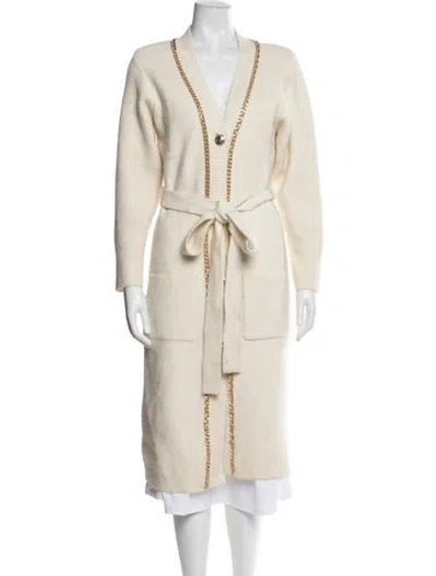 Pre-owned Retroféte Trench Coat In White
