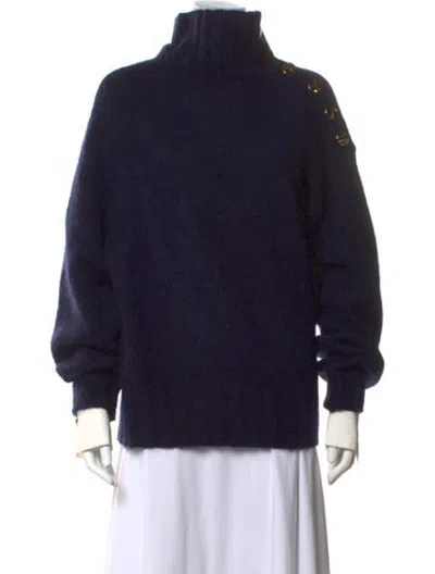 Pre-owned Retroféte Turtleneck Sweater In Blue