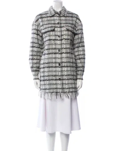 Pre-owned Retroféte Tweed Pattern Jacket In Neutral