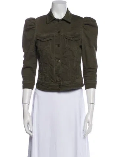 Pre-owned Retroféte Utility Jacket In Green