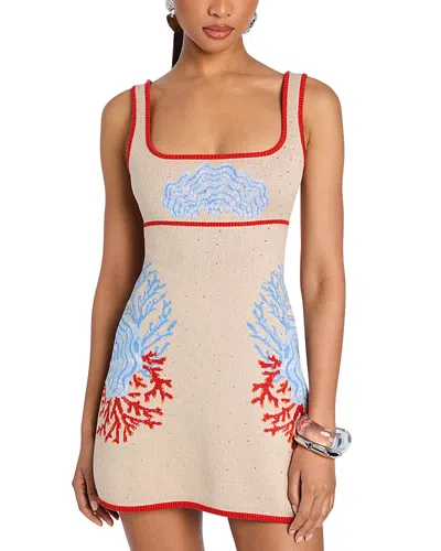 Retroféte Valcra Knit Dress In Neutral