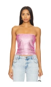 Retroféte Valery Top In Light Rose