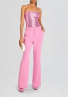 Retroféte Valery Top In Light Rose