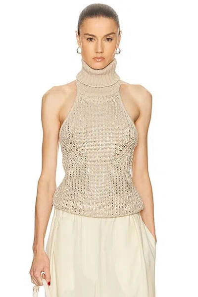 Retroféte Veneta Top In Neutral