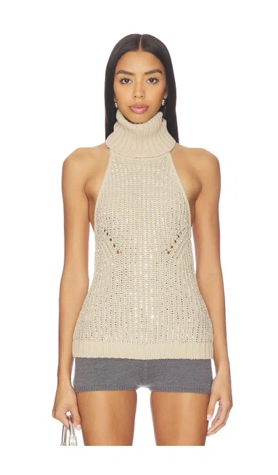 Retroféte Veneta Top In Neutral