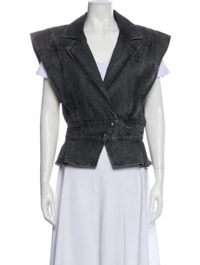 Pre-owned Retroféte Vest In Gray
