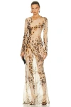 Retroféte Vienna Dress In Vintage Cheetah