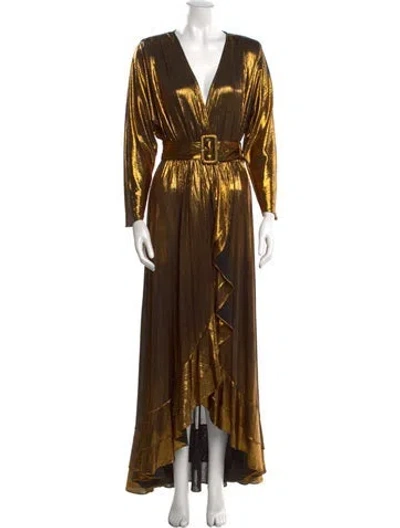 Pre-owned Retroféte V-neck Long Dress