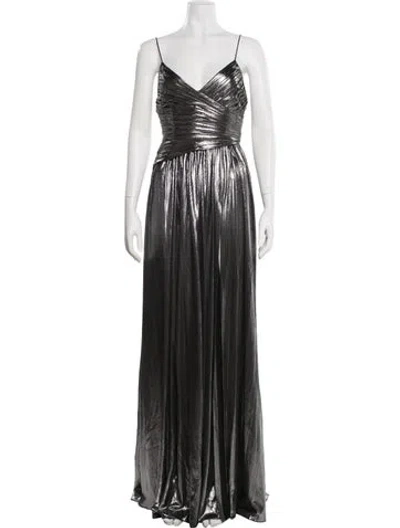 Pre-owned Retroféte V-neck Long Dress W/ Tags