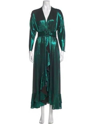 Pre-owned Retroféte V-neck Midi Length Dress