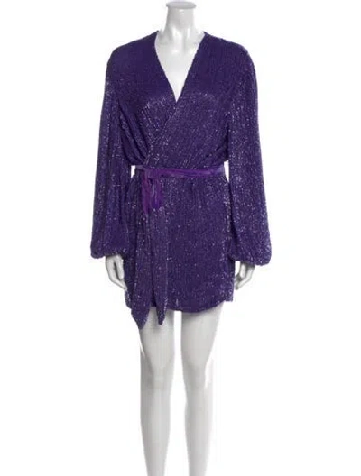 Pre-owned Retroféte V-neck Mini Dress