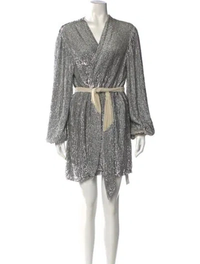 Pre-owned Retroféte V-neck Mini Dress