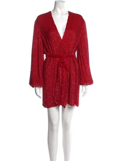 Pre-owned Retroféte V-neck Mini Dress