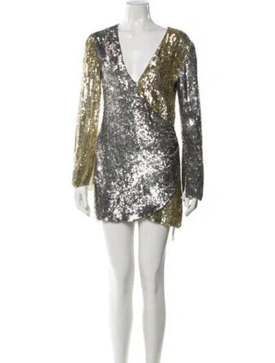 Pre-owned Retroféte V-neck Mini Dress