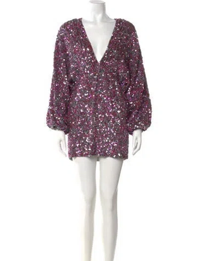 Pre-owned Retroféte V-neck Mini Dress