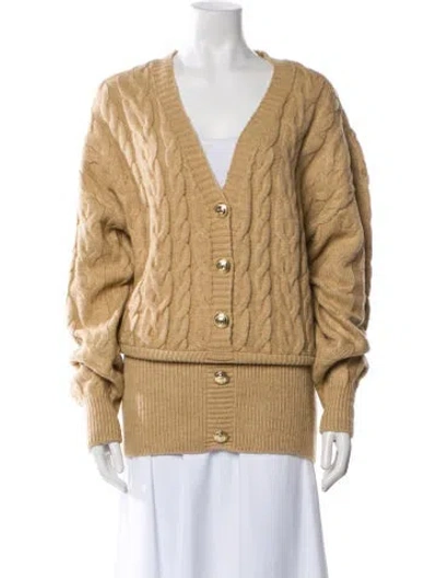 Pre-owned Retroféte V-neck Sweater In Neutral