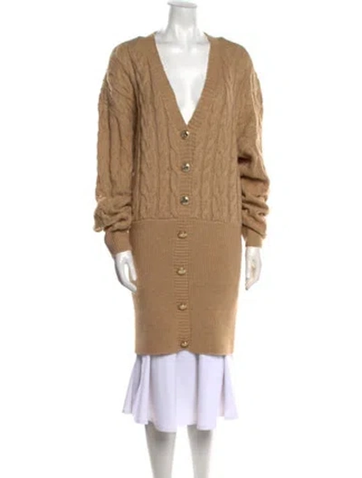 Pre-owned Retroféte V-neck Sweater In Neutral