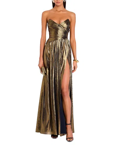 Retroféte Waldorf Gown In Gold