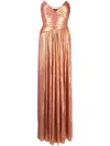 RETROFÉTE WALFORD STRAPLESS EVENING DRESS