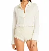 Retroféte Whitley Shirt In White In White