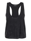 Retroféte Whitney Embellished Top In Black In Black