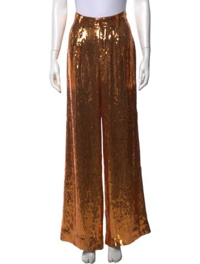 Pre-owned Retroféte Wide Leg Pants In Brown