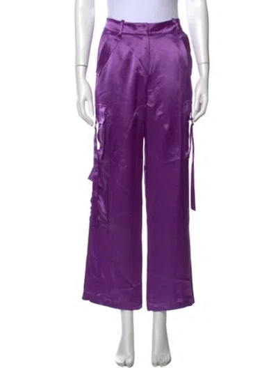 Pre-owned Retroféte Wide Leg Pants In Purple