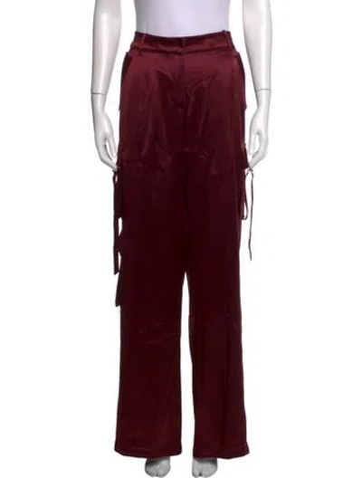 Pre-owned Retroféte Wide Leg Pants W/ Tags In Burgundy