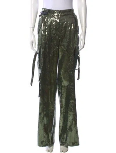 Pre-owned Retroféte Wide Leg Pants W/ Tags In Green