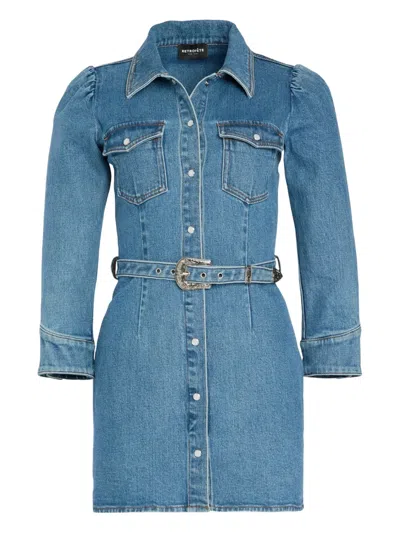 Retroféte Wiley Denim Dress In Montana