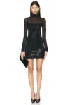 Retroféte Willow Embellished Dress In Black