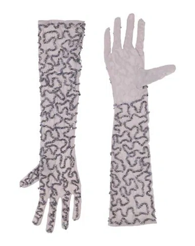 Retroféte Retrofête Woman Gloves Lilac Size Onesize Nylon