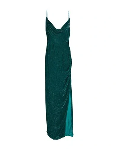 Retroféte Retrofête Woman Maxi Dress Emerald Green Size L Viscose