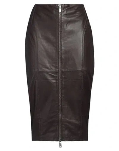 Retroféte Mercy Skirt In Dark Chocolate