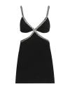 Retroféte Cut-out Sharlene Minidress With Jewel Details In Black