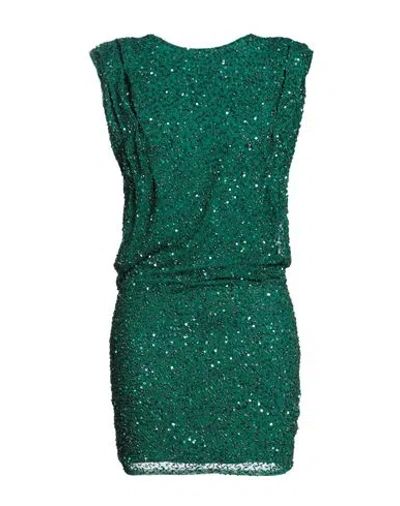 Retroféte Retrofête Woman Mini Dress Dark Green Size S Nylon