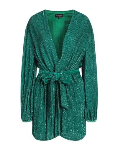 Retroféte Retrofête Woman Mini Dress Emerald Green Size L Viscose