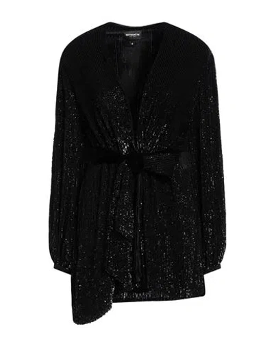 Retroféte Retrofête Woman Overcoat & Trench Coat Black Size S Viscose